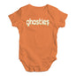 Baby Grow Baby Romper Ghosties  Baby Unisex Baby Grow Bodysuit 12 - 18 Months Orange