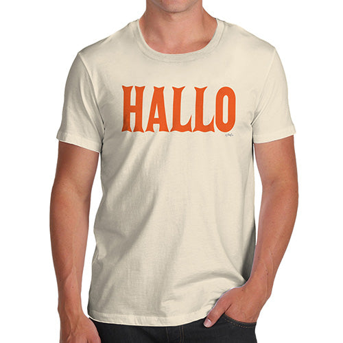 Mens Funny Sarcasm T Shirt Hallo Halloween Men's T-Shirt Medium Natural