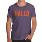 Mens Novelty T Shirt Christmas Hallo Halloween Men's T-Shirt X-Large Plum