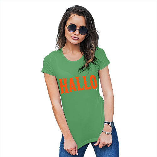 Funny T Shirts For Mom Hallo Halloween Women's T-Shirt X-Large Green