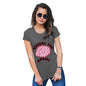 Novelty Tshirts Women Hungry For Brains Women's T-Shirt Large Dark Grey