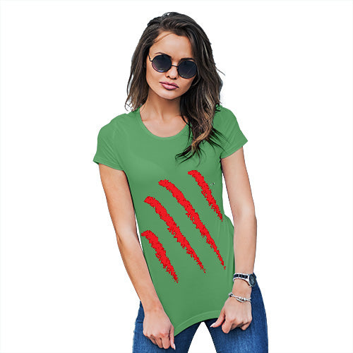 Funny T Shirts For Women Slasher Women's T-Shirt Medium Green