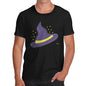 Funny Tee For Men Witches Hat Men's T-Shirt Large Black