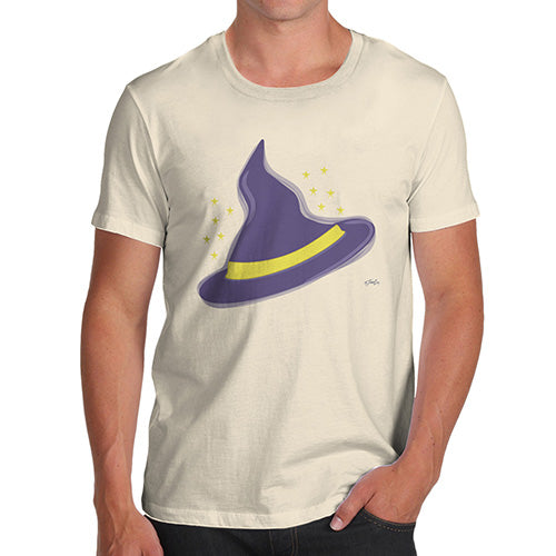 Mens Funny Sarcasm T Shirt Witches Hat Men's T-Shirt X-Large Natural