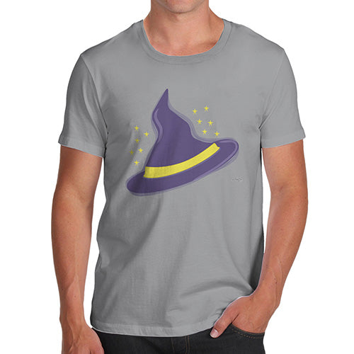Funny T-Shirts For Guys Witches Hat Men's T-Shirt Small Light Grey
