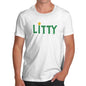 Funny Tee For Men Litty Men's T-Shirt Medium White