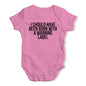 Bodysuit Baby Romper Born With A Warning Label Baby Unisex Baby Grow Bodysuit 3 - 6 Months Pink