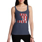 Womens Novelty Tank Top Candy Cane Inspector Women's Tank Top Medium Navy