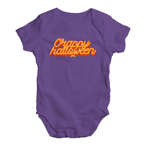 Baby Onesies Crappy Halloween Baby Unisex Baby Grow Bodysuit 18 - 24 Months Plum