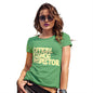 Novelty Gifts For Women Eggnog Inspector Women's T-Shirt X-Large Green