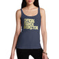 Funny Tank Top For Mum Eggnog Inspector Women's Tank Top Medium Navy