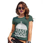 Novelty Gifts For Women Feast Mode Women's T-Shirt Large Bottle Green