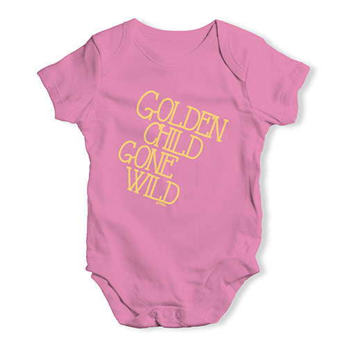 Baby Girl Clothes Golden Child Gone Wild Baby Unisex Baby Grow Bodysuit 3 - 6 Months Pink