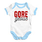 Baby Boy Clothes Gore-geous Baby Unisex Baby Grow Bodysuit 12 - 18 Months White Blue Trim