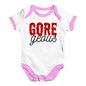 Babygrow Baby Romper Gore-geous Baby Unisex Baby Grow Bodysuit 3 - 6 Months White Pink Trim