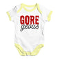 Baby Girl Clothes Gore-geous Baby Unisex Baby Grow Bodysuit 12 - 18 Months White Yellow Trim