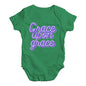 Funny Infant Baby Bodysuit Onesies Grace Upon Grace Baby Unisex Baby Grow Bodysuit New Born Green