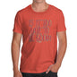 Mens T-Shirt Funny Geek Nerd Hilarious Joke Is It Too Late To Be Good Men's T-Shirt Medium Orange