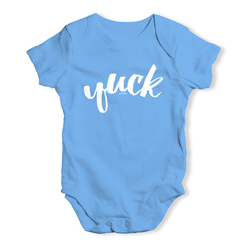 Funny Baby Bodysuits Yuck Baby Unisex Baby Grow Bodysuit 12 - 18 Months Blue