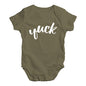 Baby Onesies Yuck Baby Unisex Baby Grow Bodysuit 12 - 18 Months Khaki