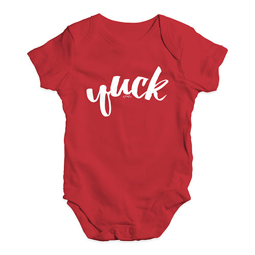 Baby Girl Clothes Yuck Baby Unisex Baby Grow Bodysuit 6 - 12 Months Red