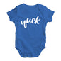 Babygrow Baby Romper Yuck Baby Unisex Baby Grow Bodysuit New Born Royal Blue