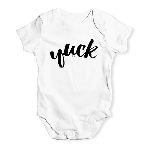 Baby Onesies Yuck Baby Unisex Baby Grow Bodysuit 3 - 6 Months White