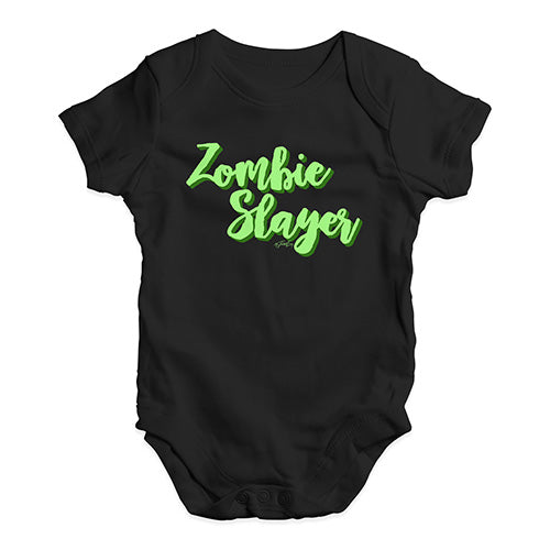 Cute Infant Bodysuit Zombie Slayer Baby Unisex Baby Grow Bodysuit 12 - 18 Months Black