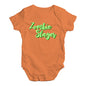 Babygrow Baby Romper Zombie Slayer Baby Unisex Baby Grow Bodysuit 6 - 12 Months Orange