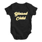 Baby Grow Baby Romper Blessed Child Baby Unisex Baby Grow Bodysuit 0-3 Months Black