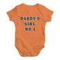 Funny Infant Baby Bodysuit Onesies Daddy's Girl No1 Baby Unisex Baby Grow Bodysuit 6-12 Months Orange