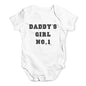 Baby Onesies Daddy's Girl No1 Baby Unisex Baby Grow Bodysuit Newborn White