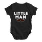 Baby Onesies Little Man Moustache Baby Unisex Baby Grow Bodysuit 12-18 Months Black