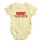 Babygrow Baby Romper Merry Chrismukkah Baby Unisex Baby Grow Bodysuit 3-6 Months Lemon