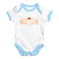 Funny Baby Onesies Milk Cam Baby Unisex Baby Grow Bodysuit 3-6 Months White Blue Trim