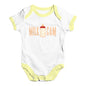 Baby Boy Clothes Milk Cam Baby Unisex Baby Grow Bodysuit 6-12 Months White Yellow Trim