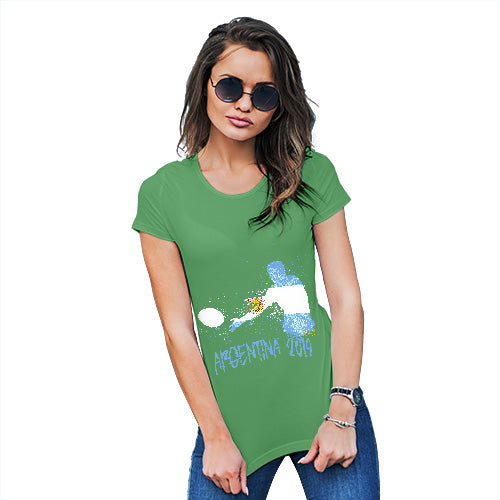 Womens Funny Sarcasm T Shirt Rugby Argentina 2019 Women's T-Shirt Small Green