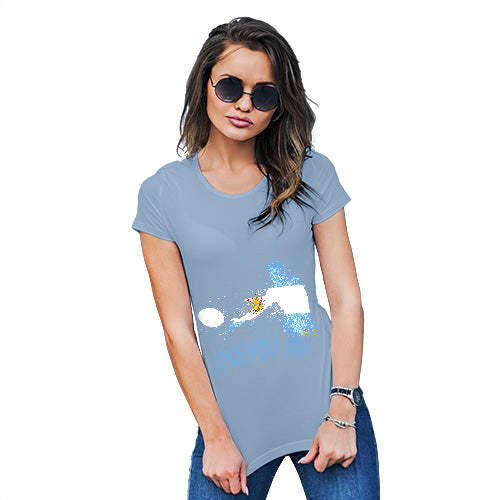 Novelty Gifts For Women Rugby Argentina 2019 Women's T-Shirt Small Sky Blue