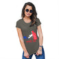 Womens Novelty T Shirt Christmas Rugby France 2019 Women's T-Shirt Medium Khaki