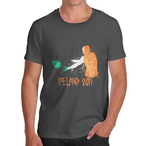 Funny Tshirts For Men Rugby Ireland 2019 Men's T-Shirt Small Dark Grey