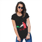 Novelty Tshirts Women Rugby Italy 2019 Women's T-Shirt Medium Black