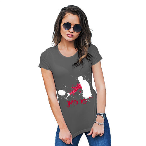 Funny Tshirts For Women Rugby Japan 2019 Women's T-Shirt Large Dark Grey