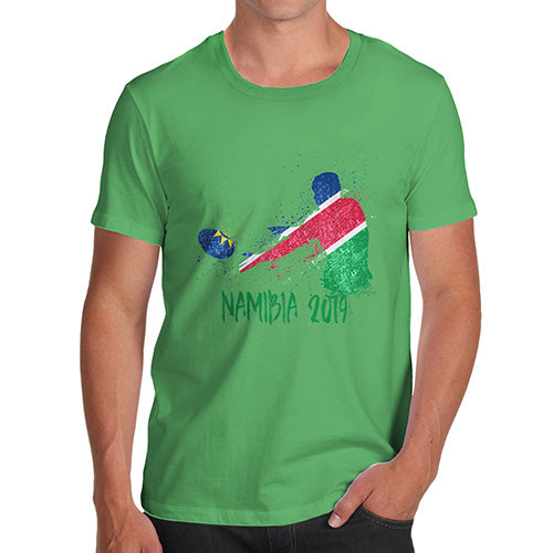 Mens Funny Sarcasm T Shirt Rugby Namibia 2019 Men's T-Shirt Large Green