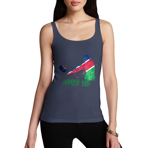 Funny Tank Tops For Women Rugby Namibia 2019 Women's Tank Top Small Navy