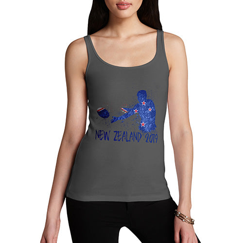 Funny Gifts For Women Rugby New Zealand 2019 Women's Tank Top Medium Dark Grey