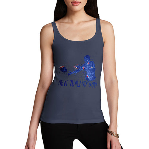 Womens Funny Tank Top Rugby New Zealand 2019 Women's Tank Top X-Large Navy