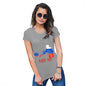 Womens Novelty T Shirt Rugby Russia 2019 Women's T-Shirt Large Light Grey