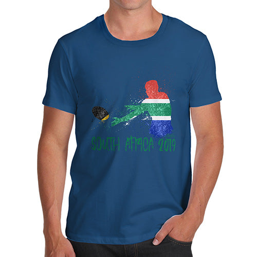 Funny Tshirts For Men Rugby South Africa 2019 Men's T-Shirt Small Royal Blue