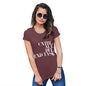 Novelty Gifts For Women Control Alt Delete End Task Women's T-Shirt Small Burgundy