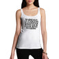 Womens Novelty Tank Top Marriage Is An Endless Sleepover Women's Tank Top Medium White